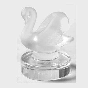 Lalique Crystal Swan Paperweight | Retired | No Box | Vintage